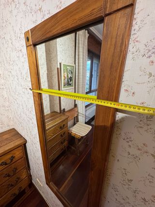 Espejo de madera vintage