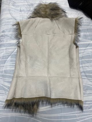 Giubbotto Zara Basic Pellicce e Camoscio Taglia S
