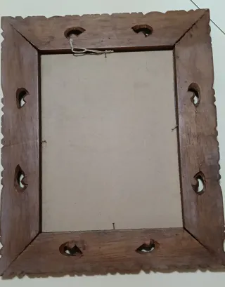 Espejo Marco Madera Tallada