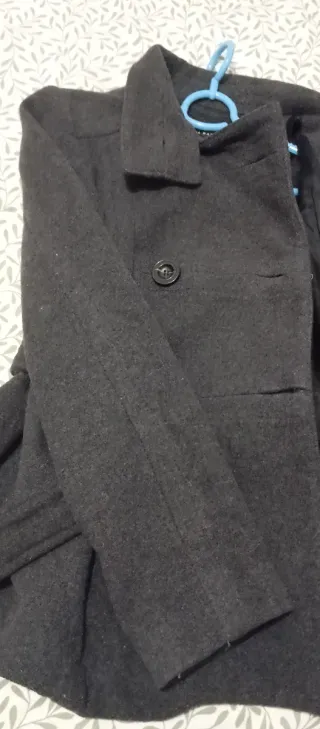 Abrigo gris Zara