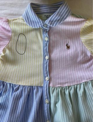 Ralph Lauren Vestito Camicia & Mutandina, 24 mesi.