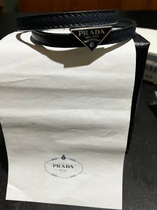 Bracciale Prada Saffiano Baltico Uomo Taglia L