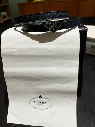 Bracciale Prada Saffiano Baltico Uomo Taglia L