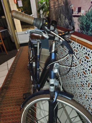 Bicicleta Eléctrica Azul