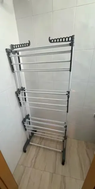 Tendedero Plegable Acero Inoxidable