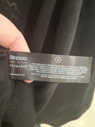 Camiseta Kappa Negra Talla M