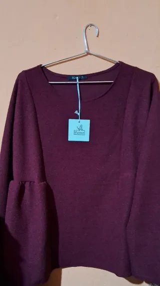 Blusa Talla Xl color granate