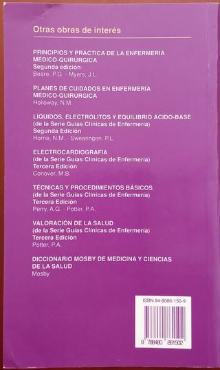 Lote 3 libros medicina y enfermería