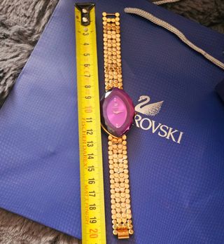 Reloj Swarovski Dorado y Morado