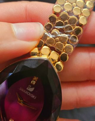 Reloj Swarovski Dorado y Morado