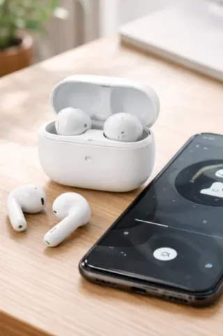 Auriculares Inalámbricos Bluetooth Blancos