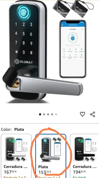 Olumat Cerradura Inteligente Sin Llave