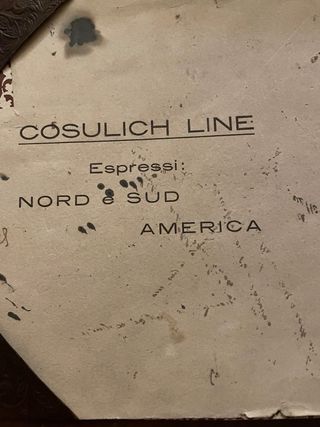 Sottomano Cosulich Line storico