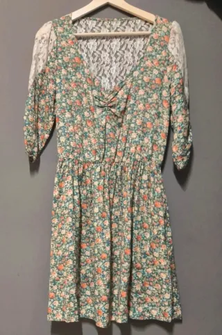 Vestido floral mujer