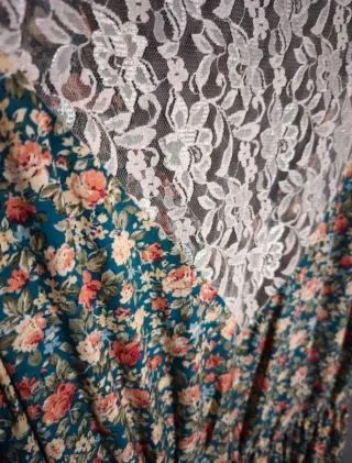 Vestido floral mujer