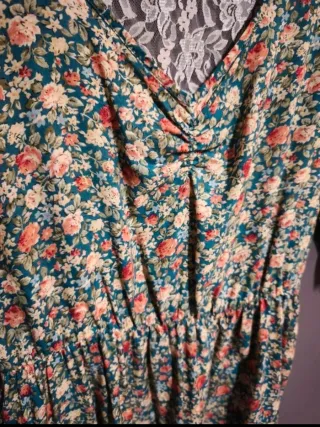 Vestido floral mujer