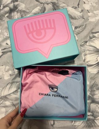 Borsa Chiara Ferragni Velluto Rosa