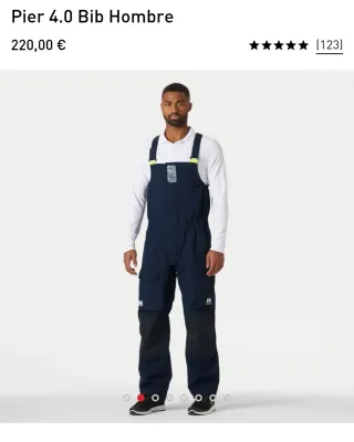 Peto Helly Hansen azul Pier 4.0 Bib