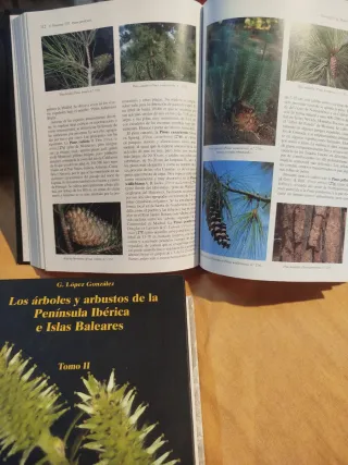 Libros tomo I y II árboles y arbustos