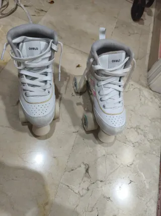 Patines Oxelo Quad 100 Blancos talla 34