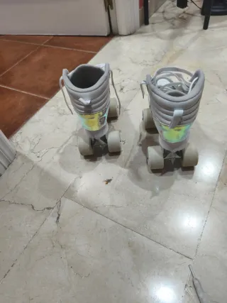 Patines Oxelo Quad 100 Blancos talla 34