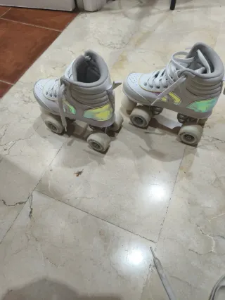 Patines Oxelo Quad 100 Blancos talla 34