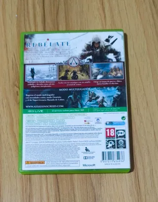 Assassin's Creed III Xbox 360 PAL ESP Completo