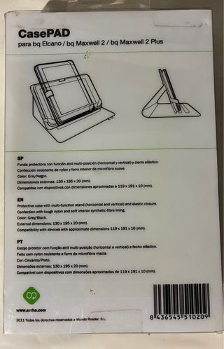 Funda Tablet bq Elcano Maxwell 2 Plus Nueva