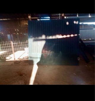 Puerta Hierro Verde 2.60m x 2.30m