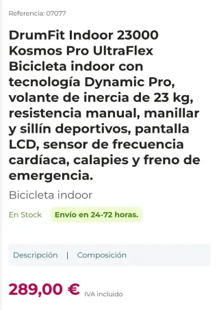 Bicicleta de Spinning