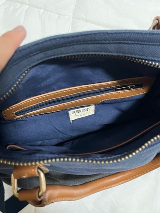 Bolso azul sport, práctico y espacioso