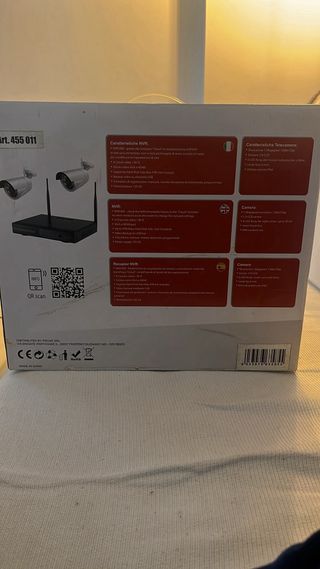 Kit NVR Wi-Fi + 2 Cámaras PROXE