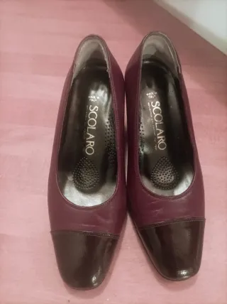 Scarpe Scolaro donna vera pelle n. 34