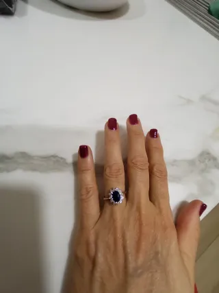 2 anillos y 2 pendientes de plata