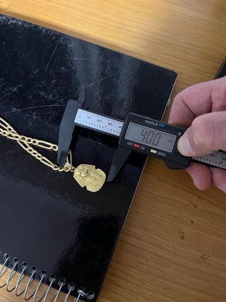 Cadena de oro 18k egipcio