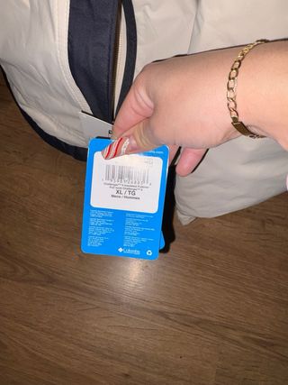 Chaqueta Columbia Beige y Negra