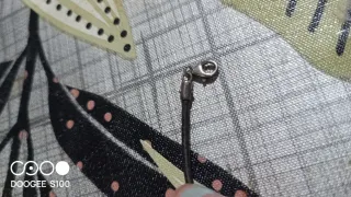 Cordón Tous Piel y Plata marron