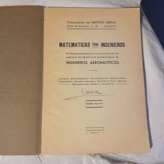 MATEMATICAS PARA INGENIEROS, 1 EDICIÓN 1933