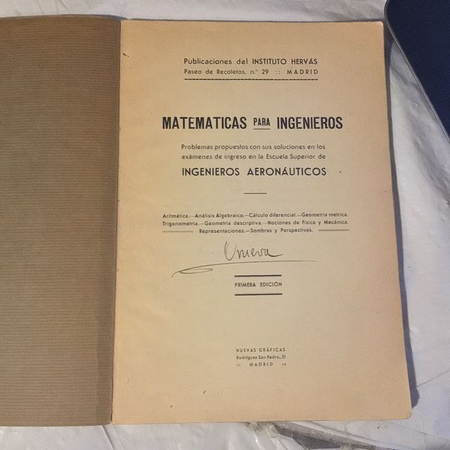 MATEMATICAS PARA INGENIEROS, 1 EDICIÓN 1933