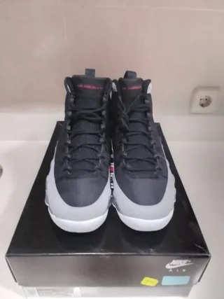 Jordan Retro 9 Zapatillas Negras y Grises