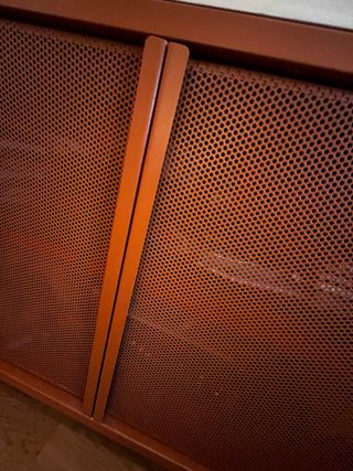 Estantería estilo moderno industrial color ocre