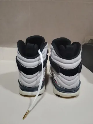 Jordan Retro 8 Blanco Rojo