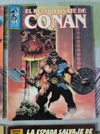 2 de Reino Salvaje de Conan y 2 de Espada Salvaje