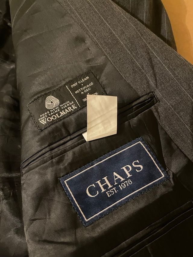 Giacca Blazer Chaps Grigia Taglia 44L