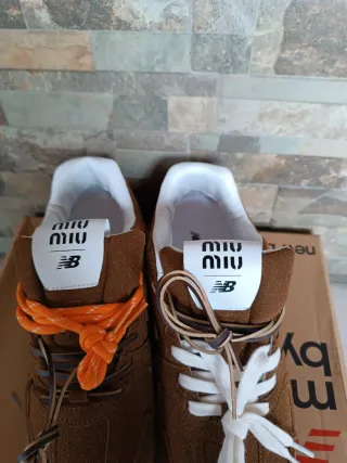 New Balance x Miu Miu 530 SL Marrón Blanco