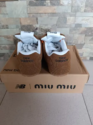 New Balance x Miu Miu 530 SL Marrón Blanco