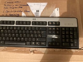 Teclado HP Negro/Plateado