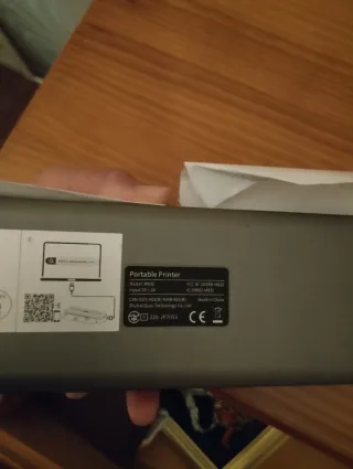 Portátil y impresora