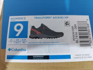 Zapatillas Columbia Trail chica Gris/Rojo