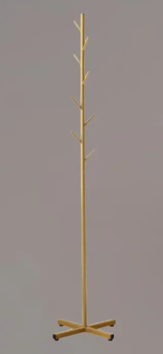 Attaccapanni appendino appendiabiti terra rami oro